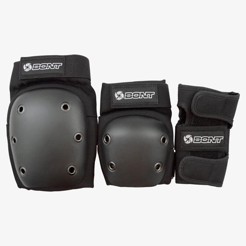 Bont Skate Triple Pad Protection Set Junior Black