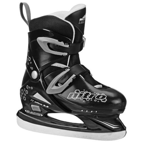 Lake Placid Nitro Junior Boy's Ice Skates Black