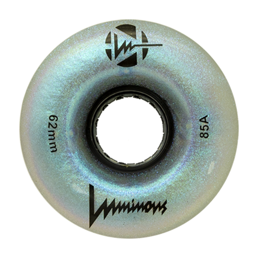 Luminous LED Quad Wheels Glitter 62mm 85a 4pk