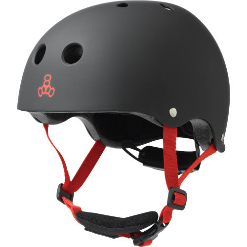 Triple 8 Lil 8 Certified Youth Helmet Black Matte