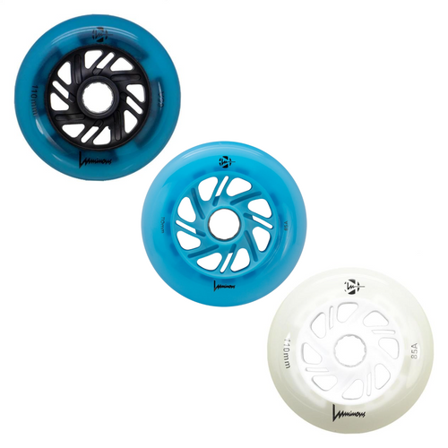 Luminous LED Inline Wheels Glow 110mm Each