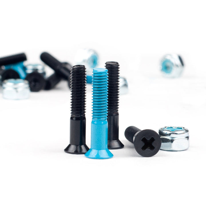 Modus 1.5" Phillip Hardware 10pk - Black/Blue