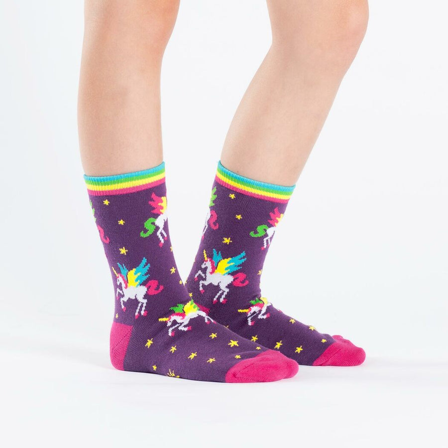 Sock it to Me Winging It Crew Socks 3pack - Youth