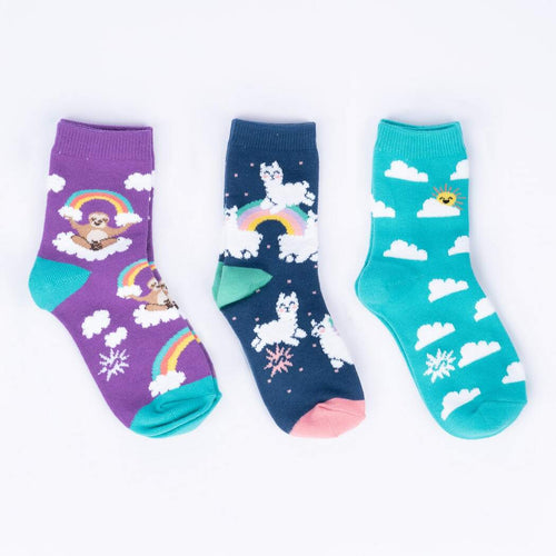 Sock it to Me Sloth Dreams Crew Socks 3pack - Junior