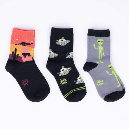 Sock it to Me Area 51 Crew Sock 3pack - Youth