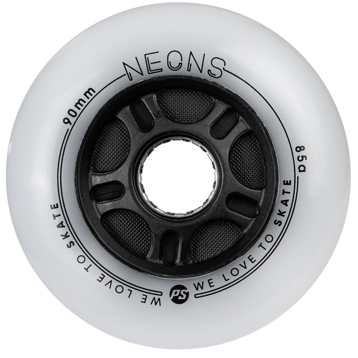 Powerslide Neons LED Inline Wheels 90mm/85a 4pk