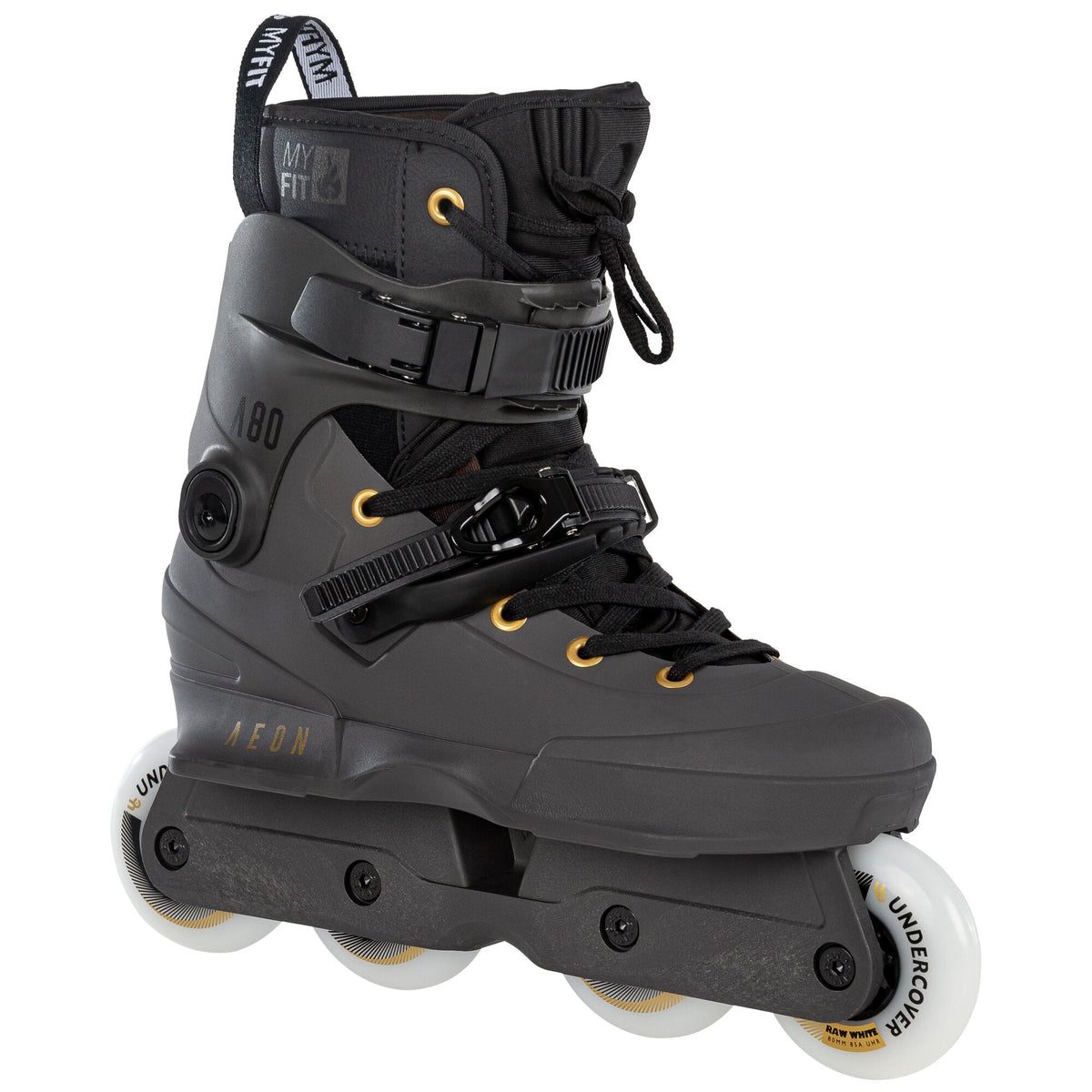 USD Aeon 80 Team Aggressive Inline Skates Gold Logo