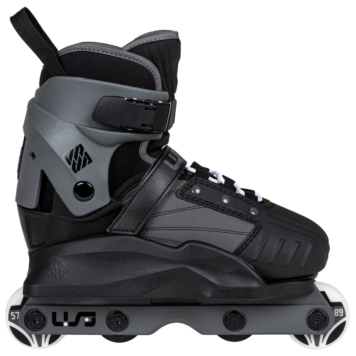 USD Transformer Adjustable Aggressive Inline Skates Black/Grey