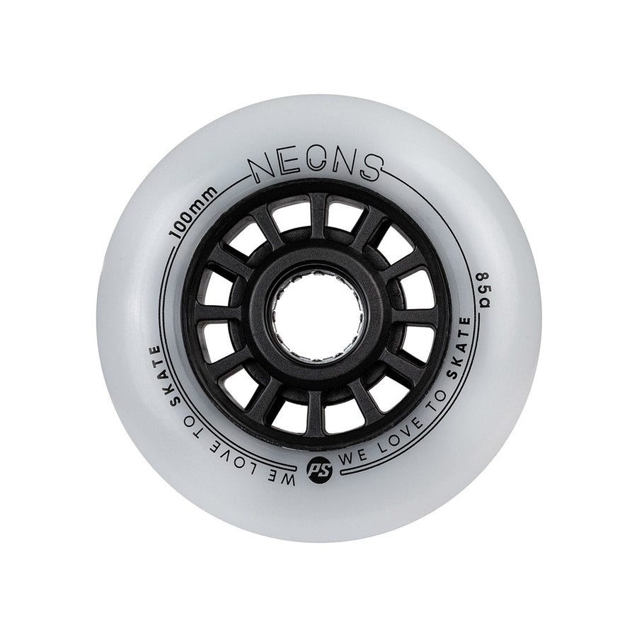 Powerslide Neons LED Inline Wheels 100mm/85a 3pk