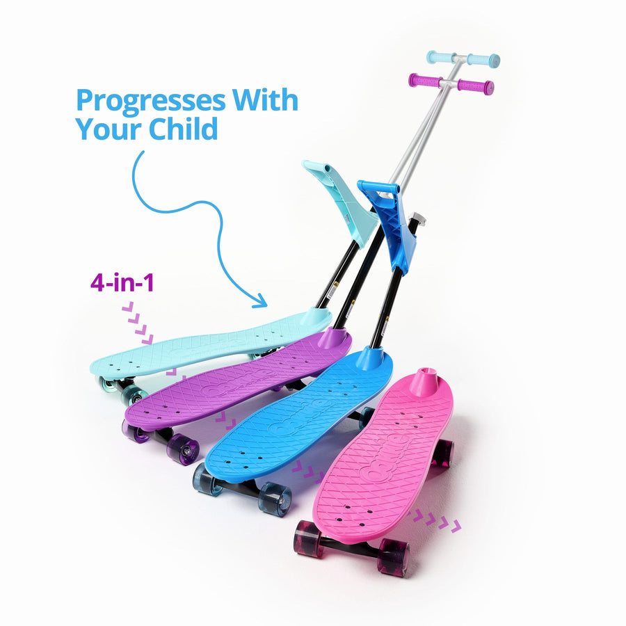 Ookkie Skateboard- Cyan