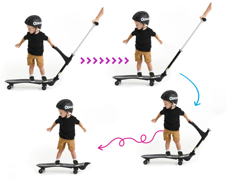 Ookkie Skateboard- Cyan