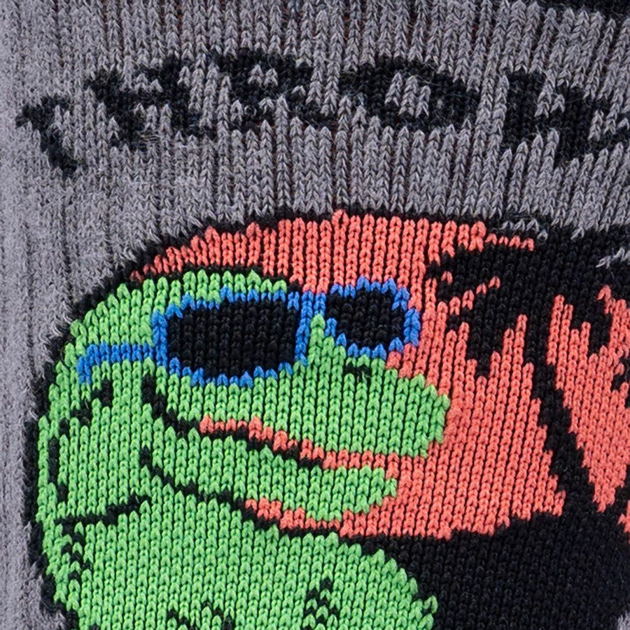 Sock It To Me Throwin Shade Ribbed Crew Athletic Socks M/L