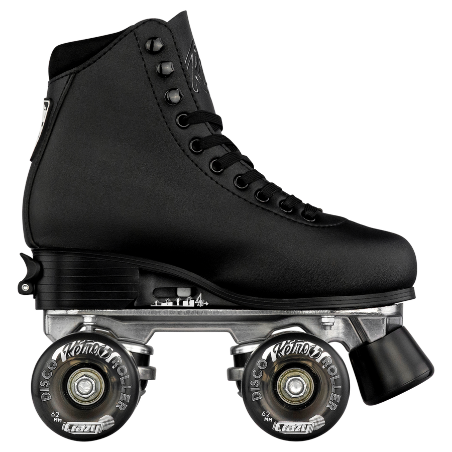 Crazy Retro Adjustable Roller Skates Black