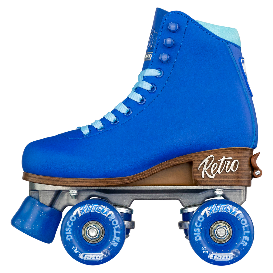 Crazy Retro Adjustable Roller Skates Blue