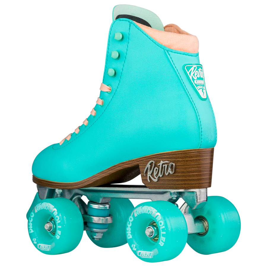 Crazy Retro Roller Skates Teal