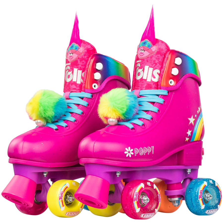 Crazy Adjustable Roller Skates Trolls Poppy