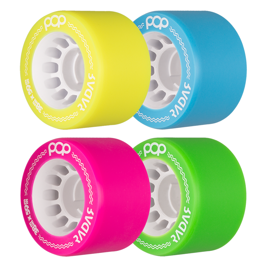 RIEDELL R3 SKATE DERBY - POP WHEELS & TOE CAPS