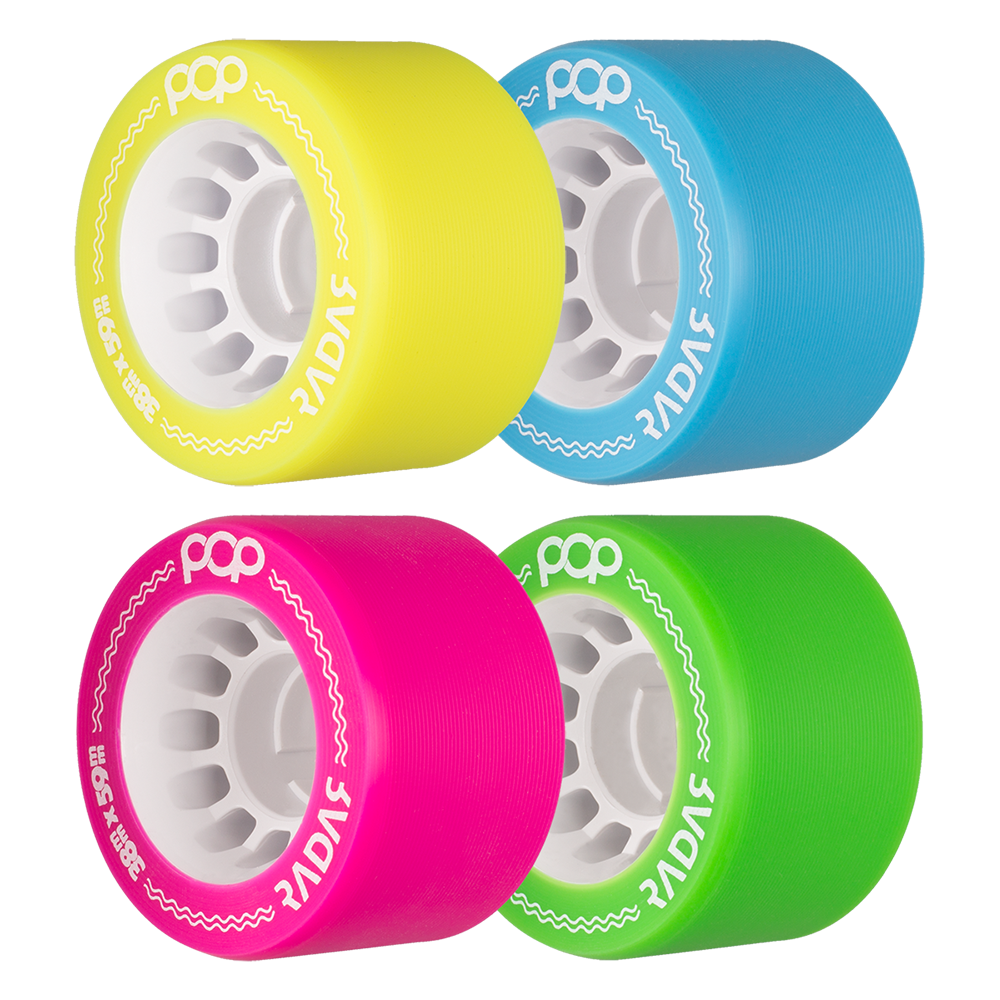 RIEDELL R3 SKATE DERBY - POP WHEELS & TOE CAPS