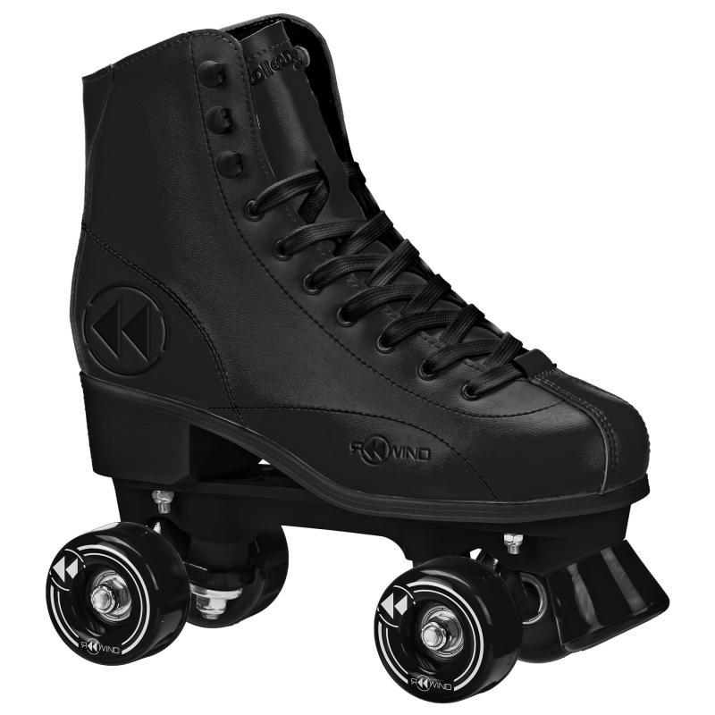 RDS REWIND MENS BLACK ROLLER SKATES