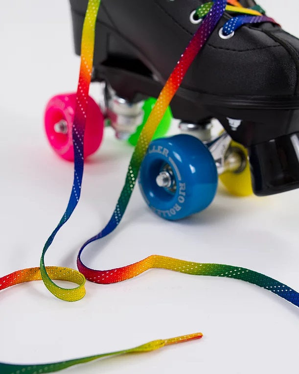 Rio Roller Laces Rainbow