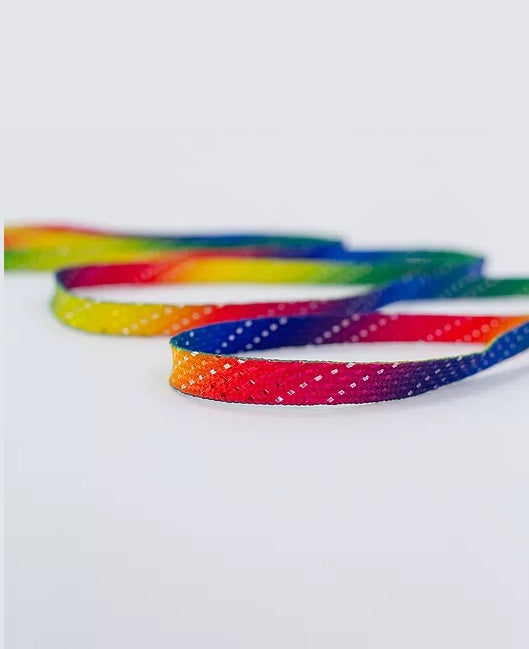 Rio Roller Laces Rainbow