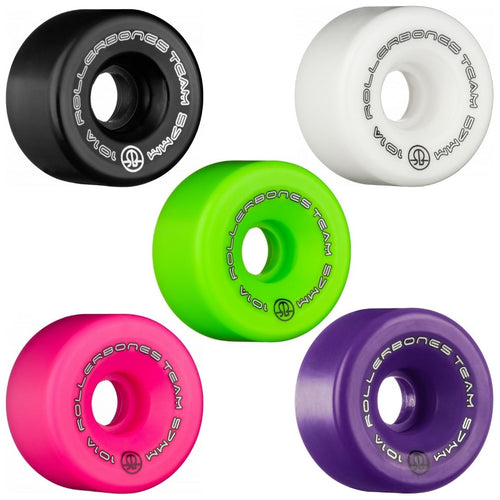 Rollerbones Team Logo Wheels 57mm 101a 8pk