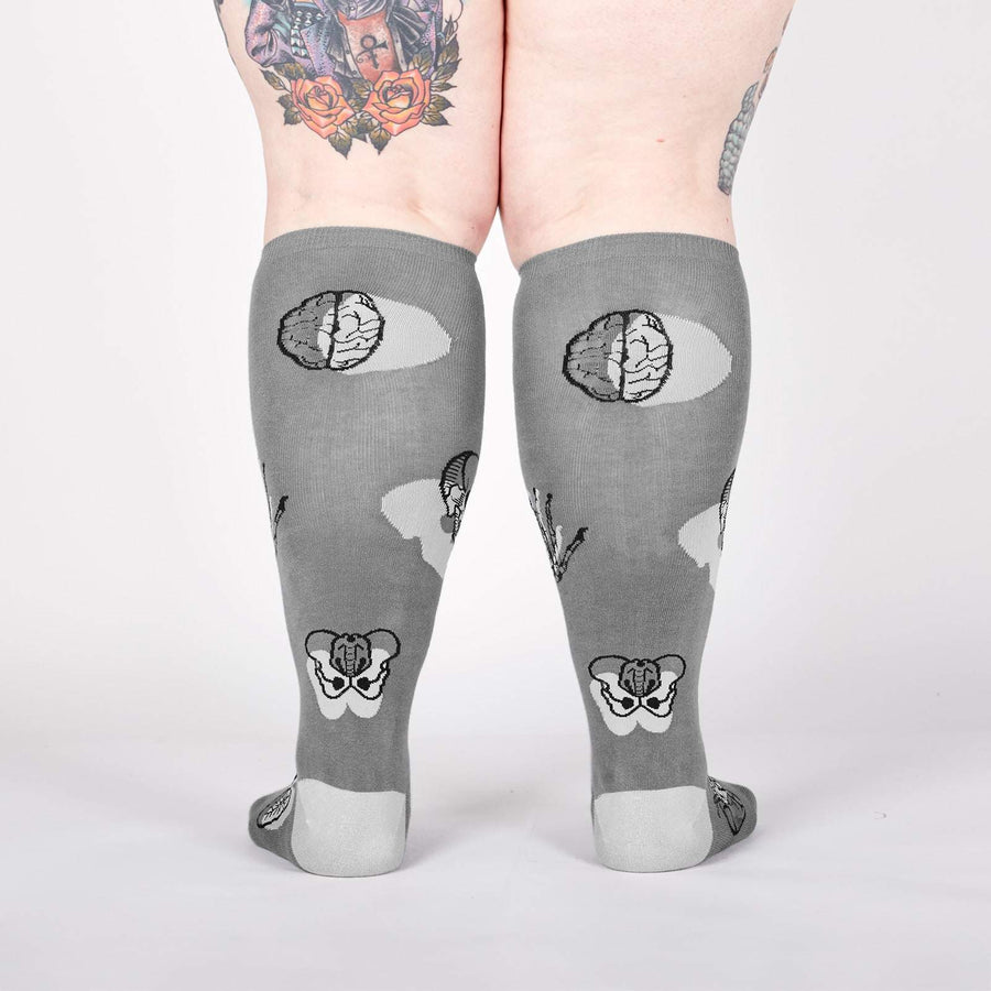 Sock It To Me Head Over Heel Stretch Knee High Socks
