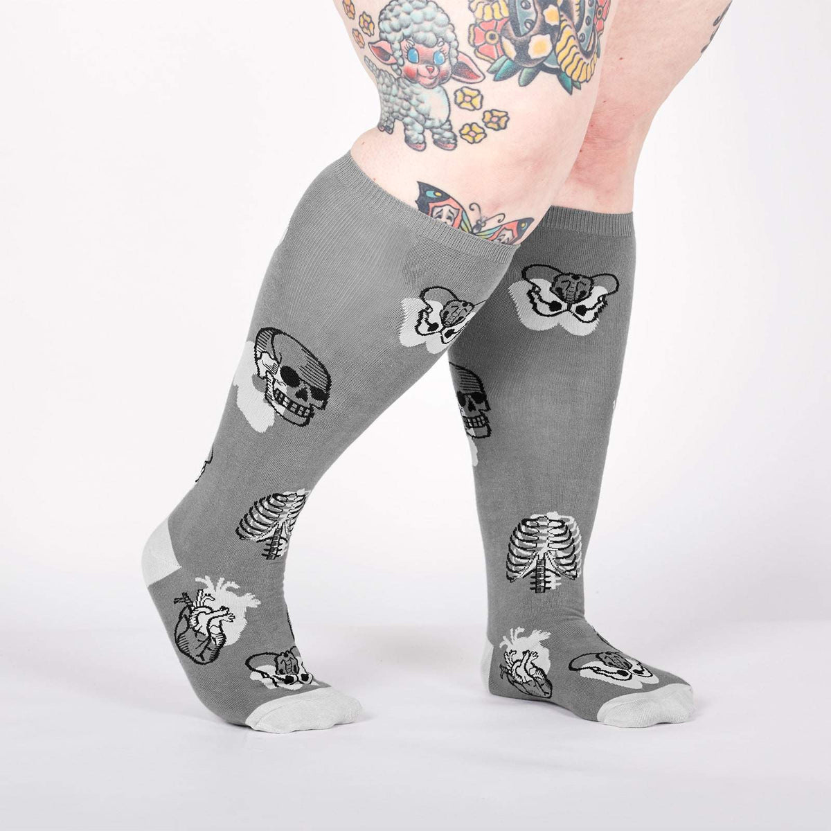 SOCK IT TO ME STRETCH HEAD OVER HEEL KNEE HIGH SOCKS - Skatescool Australia