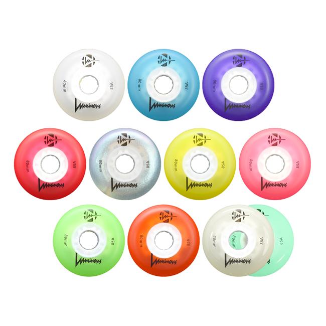 Luminous LED Wheel 76mm - Skatescool Australia