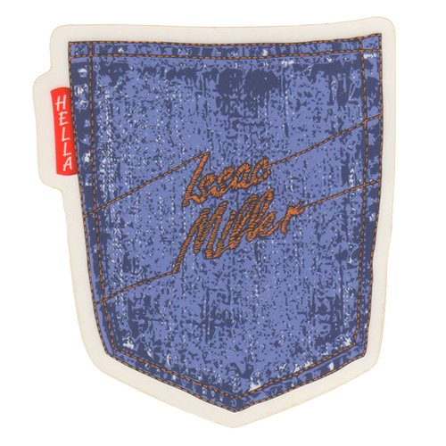 Hella Grip - iShack Denim Sticker