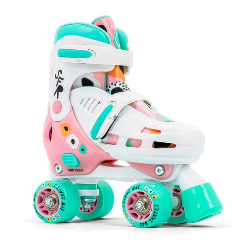 SFR Storm V Quad Roller Skates Flower