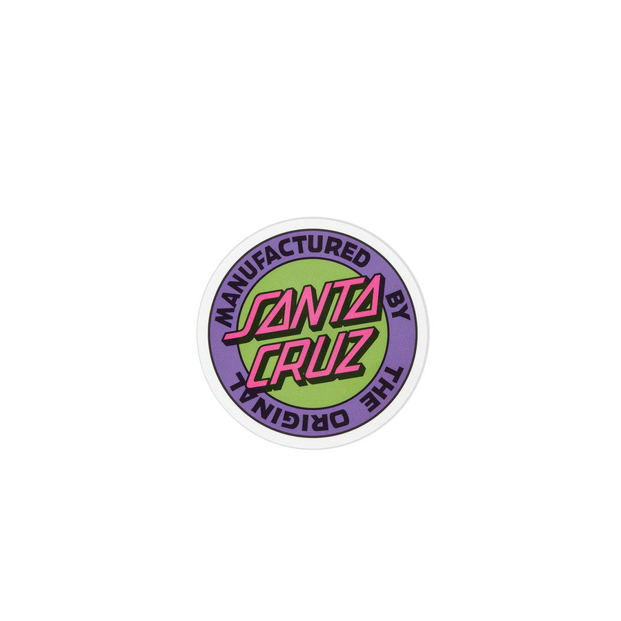 Santa Cruz MFG Retro Dot Sticker - Green