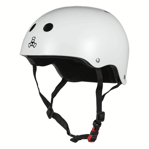 Triple 8 The Certified Helmet SS White Gloss