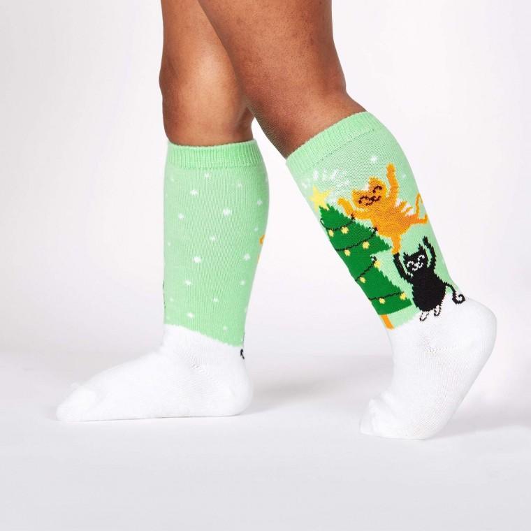 SOCK IT TO ME NAUGHTY OR NICE? TODDLER KNEE HIGH SOCKS AGES 1-2