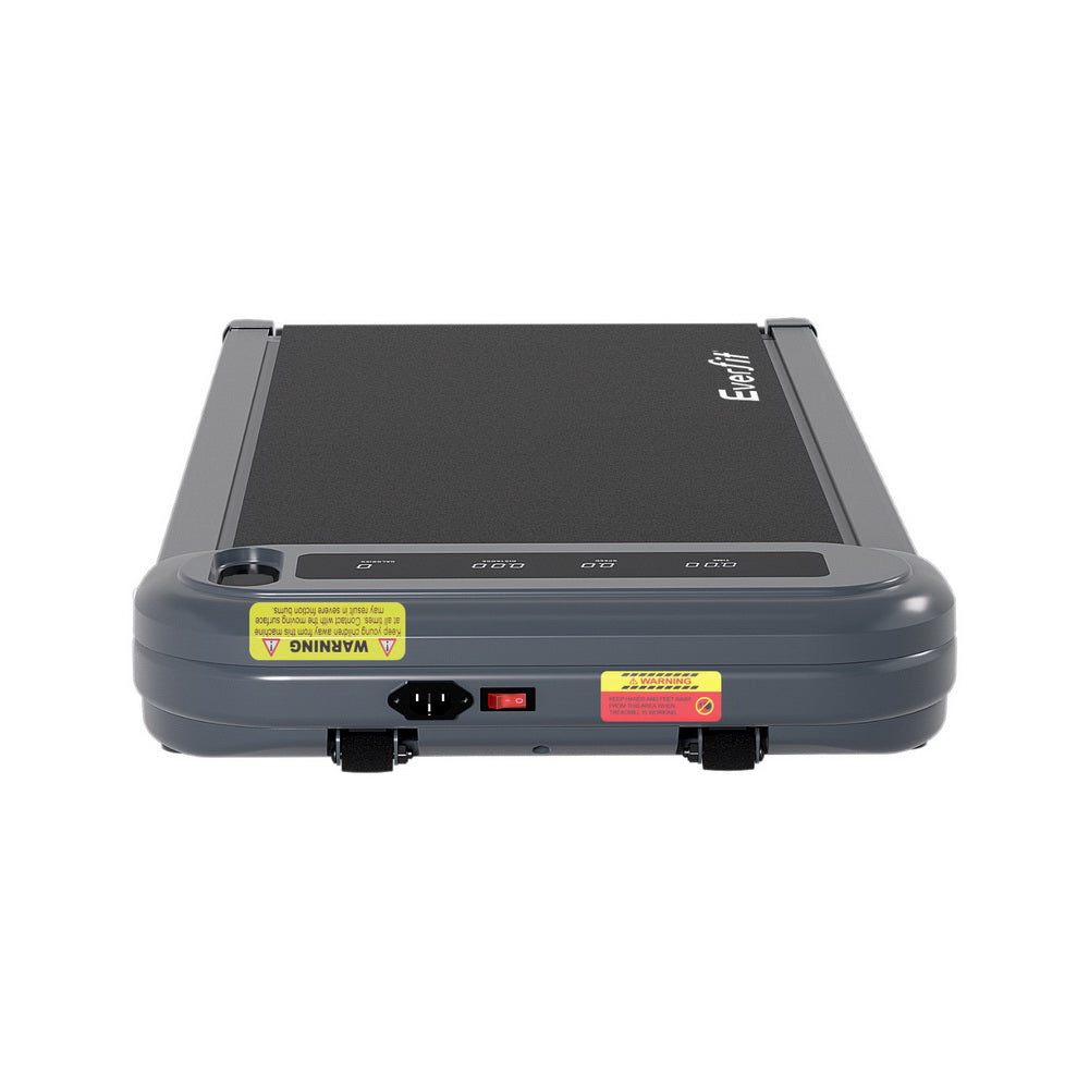 Everfit Treadmill Electric Walking Pad with Incline Under Desk Home Gym Grey