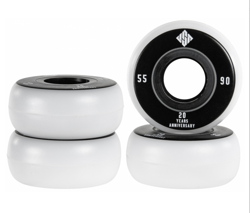 USD Team Wheels 55MM 90A 4 PACK