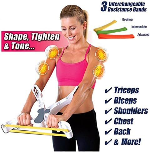 3 Pack Power Resistance Band Fit for Upper Body Wonder Arm Workout Fitness Machine