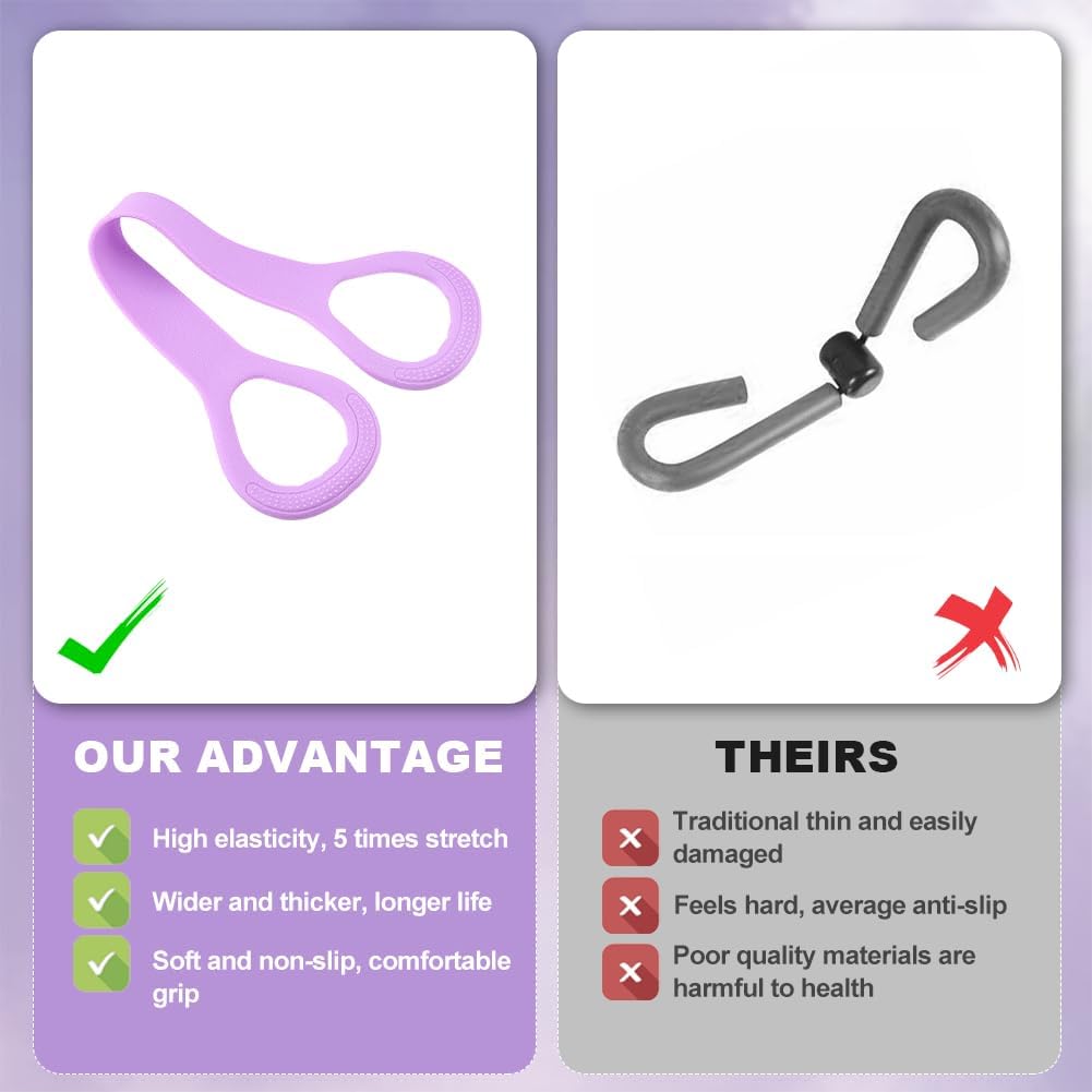 3pc Figure 8 Resistance Band, Arm Back Shoulder Exercise Bands, Elastic Rope Stretch Fitness Band, 8 Shaped Stretch Band for Chest Expander, Yoga Gym Fitness Pulling Rope