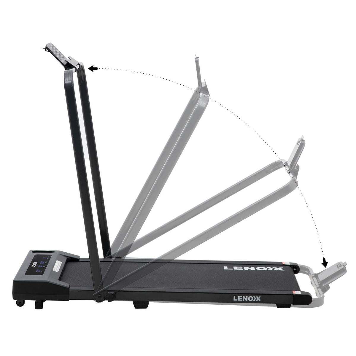 2HP 52cm Walking Pad Treadmill w/ Remote, Foldable Handrail, and Tablet Holder