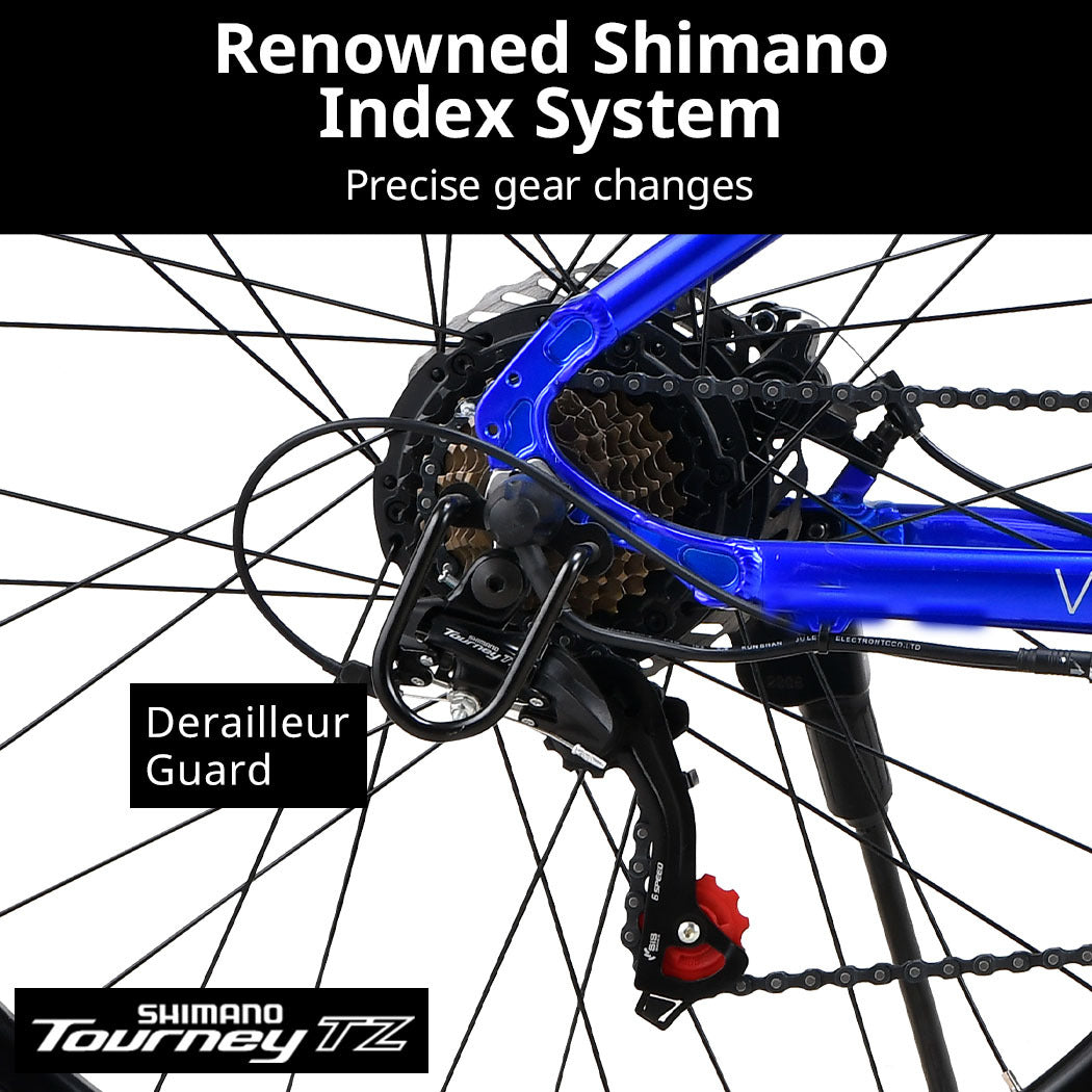 VALK Vortex 3 Electric Bike, Medium Frame Mountain ebike, Blue