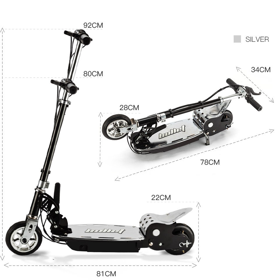 BULLET TRZ Electric Scooter 140W Adjustable and Foldable for both Adults / Kids