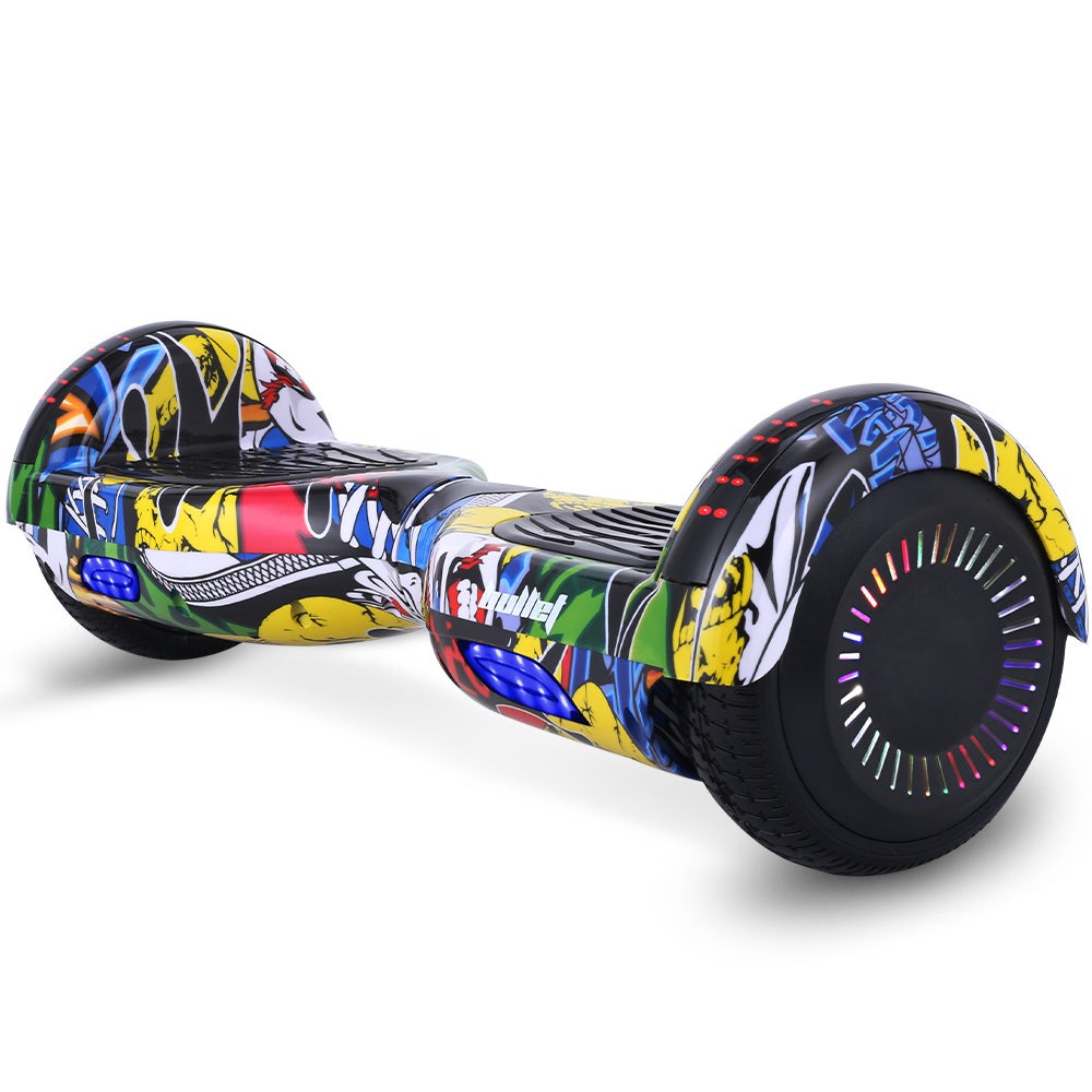 BULLET SX-2000 Hoverboard Scooter, 500W Brushless, UL Certified, AU Compliant, Superior Self Balancing System, LED Lights, Hip Hop Design