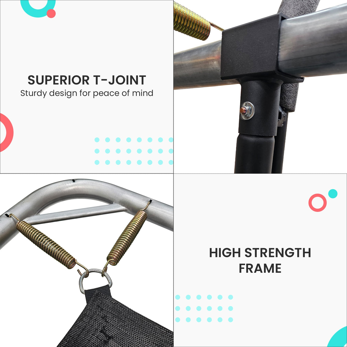 Kahuna 8ft X 11ft Outdoor Rectangular Orange Trampoline with Safety Enclosure.