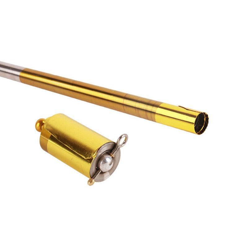Magic Telescopic Portable Martial Arts Metal Pocket Staff Pocket 110Cm-150Cm - Gold&Silver 1.3M