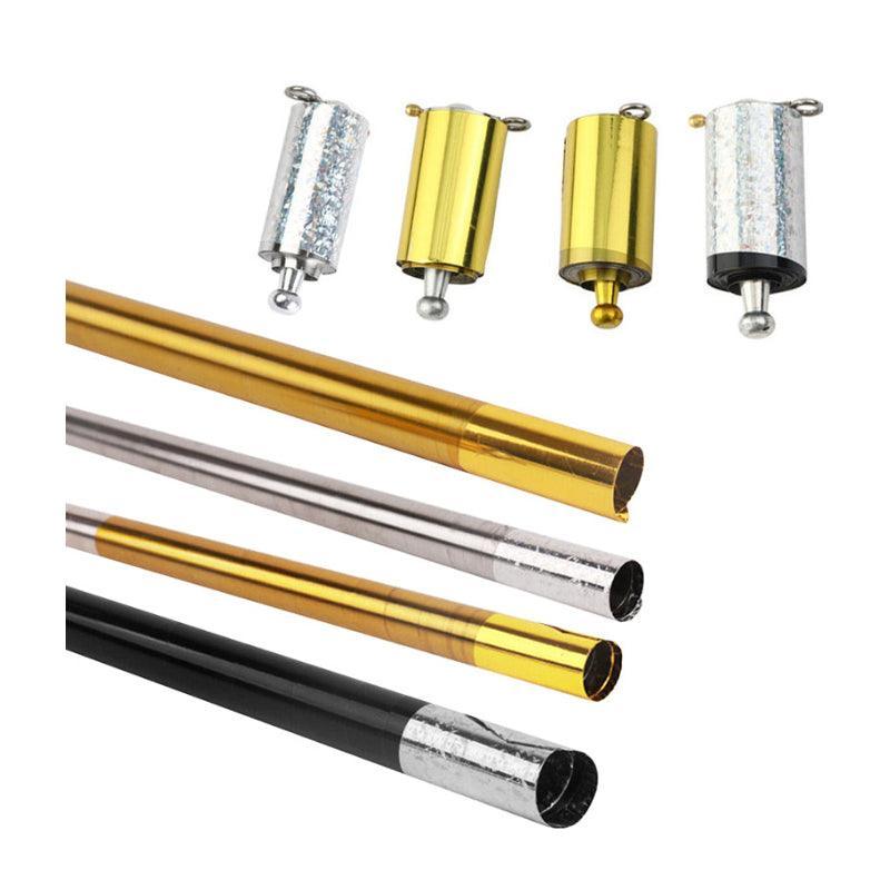 Magic Telescopic Portable Martial Arts Metal Pocket Staff Pocket 110Cm-150Cm - Black 1.1M