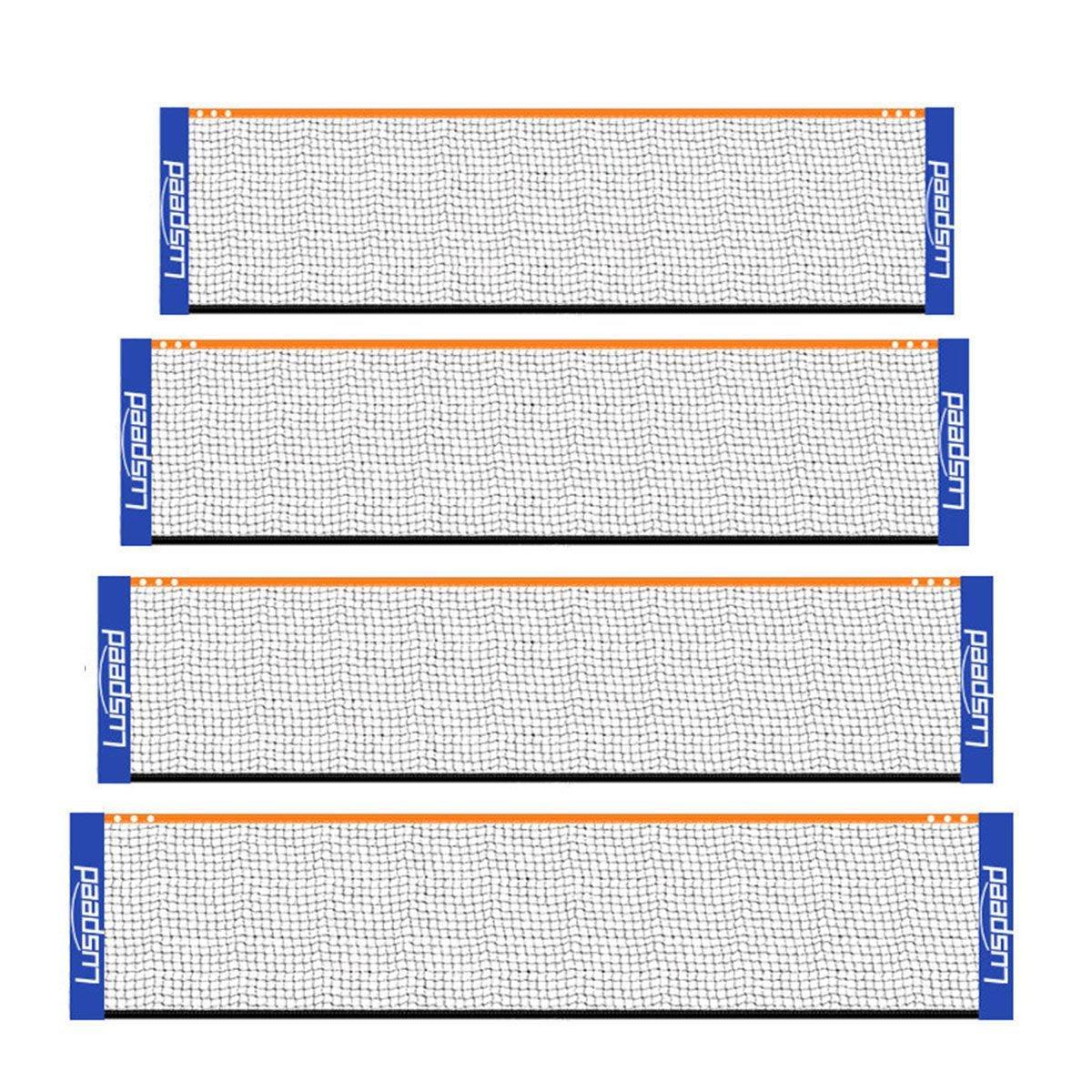 Portable Outdoor Badminton Net Set Easy Setup Adjustable Height Sports Equipment - 4.1M