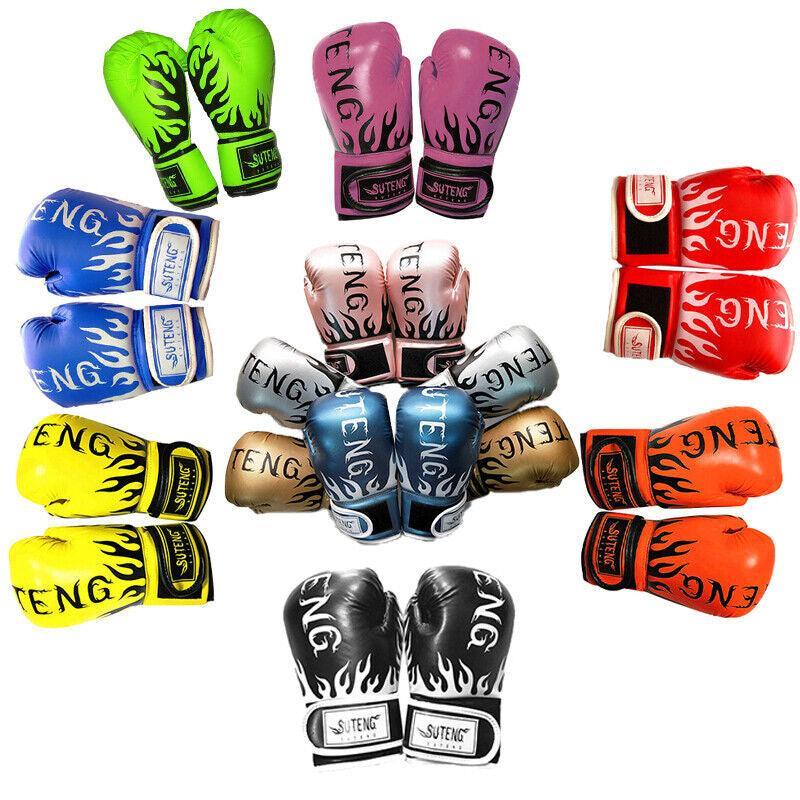2PCS PU Boxing Training Gloves for Young Beginners Suitable for Ages 3-12 - Pearly Blue