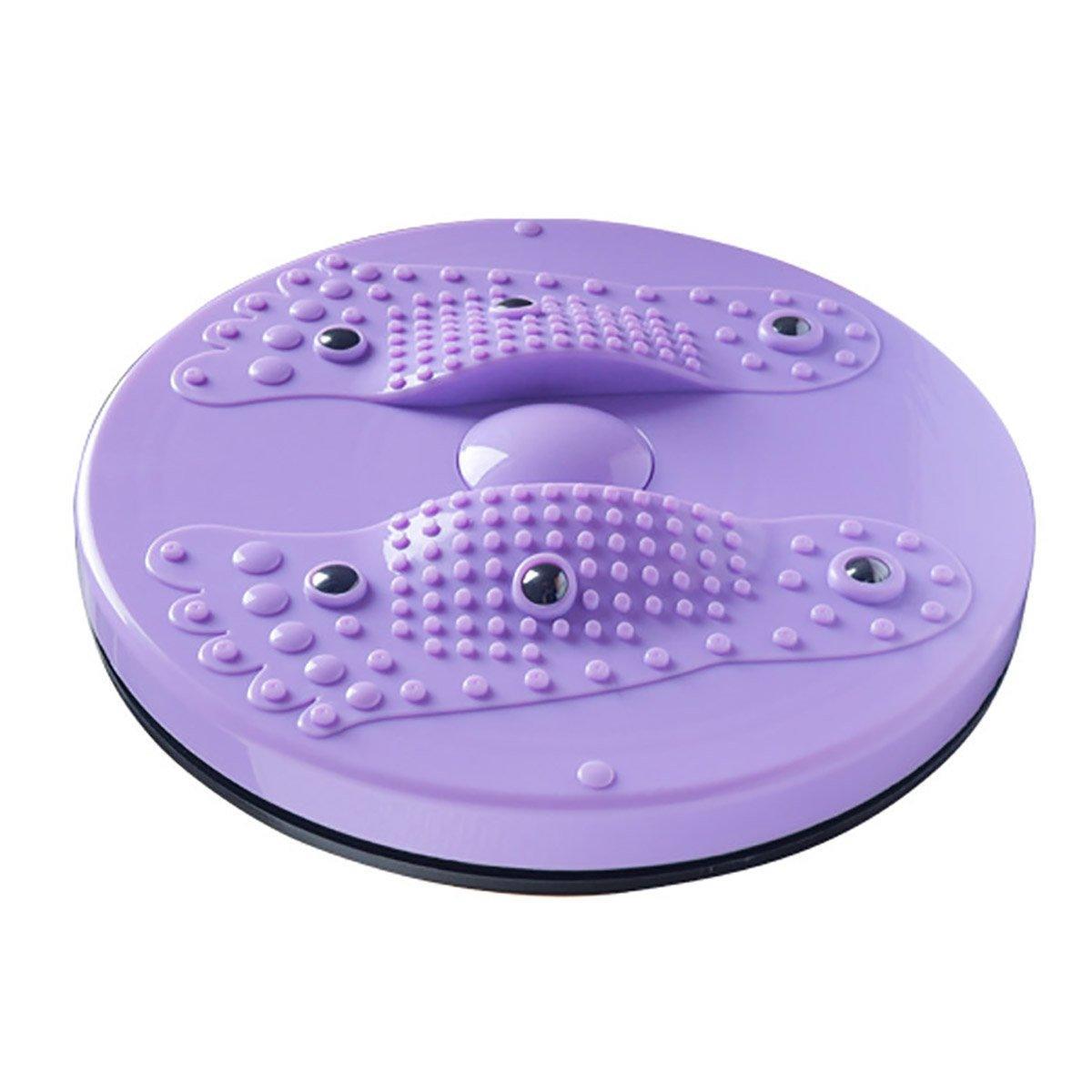 Waist Twisting Disc Abdominal Exercise Board for Home Gym and Yoga Fitness Training - Purple