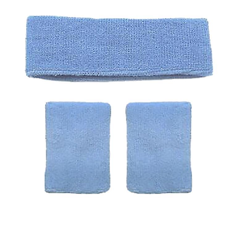 Wristbands Headband Sweatbands Sweat Band For Sport Tennis Badminton Yoga Cotton - Green