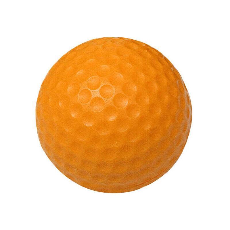 Indoor Outdoor Golf Training Foam Balls 12 Pack PU Soft Practice Accessories - Red